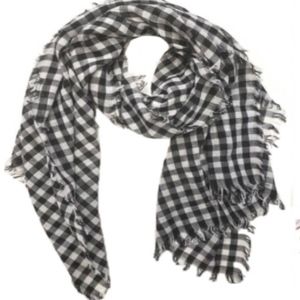 Checkered Sheer Scarf